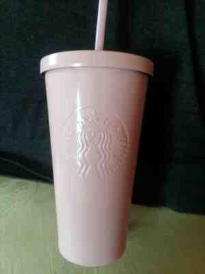 New 2017 Starbucks Stainless Steel PINK Travel Tumbler  16oz   - Sold on eBay Jun, 21st 2019 for $30.95