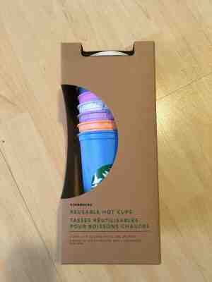 Starbucks Reusable Hot Cups Cup Pack 6 Lids  2019 Star Bucks NOT Color Changing - Sold on eBay Jun, 21st 2019 for $25.99