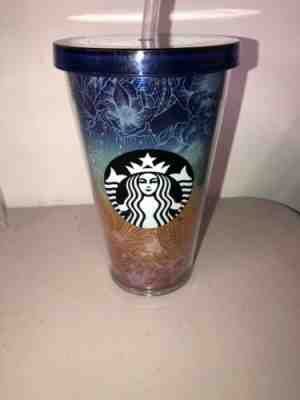 2019 Starbucks Grande Acrylic Rainbow Floral Summer Cold Cup 16oz - Sold on eBay Jun, 21st 2019 for $25.00