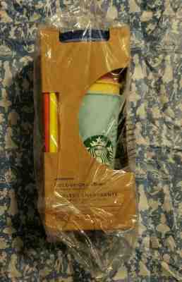 Starbucks Color Changing Cold Cups Tumbler 5 Cups 5 Lids & 5 Straws Pack Box - Sold on eBay Jun, 21st 2019 for $84.99