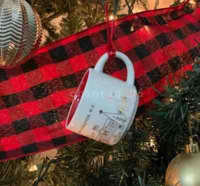 Starbucks 2014 YAH You Are Here Christmas Ornament WASHINGTON DC - Sold on eBay Jun, 21st 2019 for $23.00