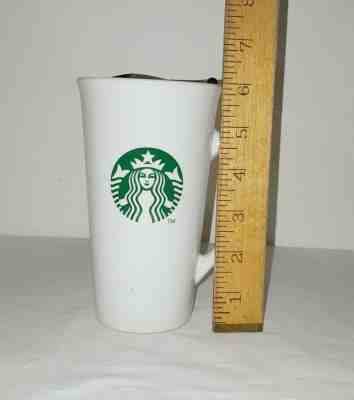 Starbucks Ceramic Travel Tumbler Coffee To Go Cup Mug 2012 Lid 16 oz  - Sold on eBay Jun, 21st 2019 for $16.99