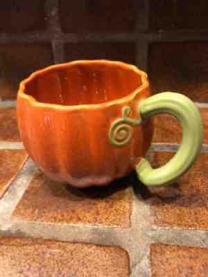 Starbucks Coffee 2007 Halloween Pumpkin Spice Latte Mug w/ Vines Leaves Cup - Sold on eBay Jun, 21st 2019 for $19.99
