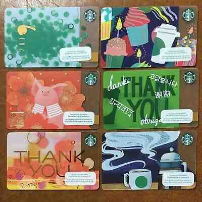 Lot 6 Starbucks Vietnam cards - Some is limit edition card - Sold on eBay Jun, 21st 2019 for $15.58