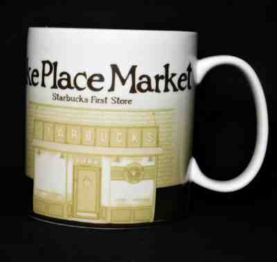 2008 Starbucks Pike Place Market 16 Oz Collector Series Coffee Mug Cup - Sold on eBay Jun, 21st 2019 for $26.00