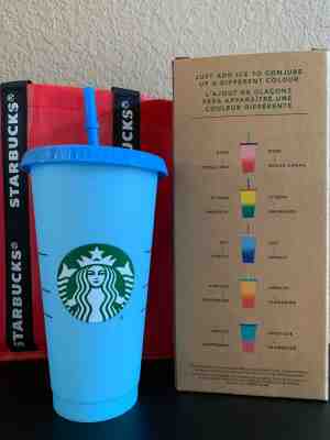 RARE STARBUCKS SKY COLOR CHANGING SINGLE CUP SET SUMMER 2019 24 oz- FREE SHIP - Sold on eBay Jun, 20th 2019 for $36.00