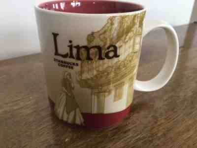 Starbucks Lima Coffee Mug Global City Collector Series  16oz/473ml 2009 - Sold on eBay Jun, 20th 2019 for $15.88