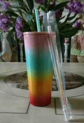 ????STARBUCKS 24oz Rainbow Pastel Tumbler LGBTQ Summer2019 Free Rainbow Straw???? - Sold on eBay Jun, 20th 2019 for $29.99