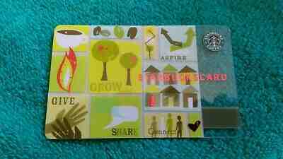 STARBUCKS VERY Limited & Under Valued! 2006 Aspire Gift Card MINT Condition  - Sold on eBay Jun, 20th 2019 for $39.88