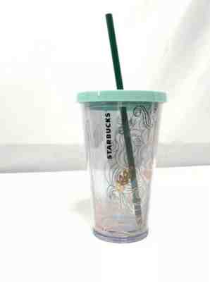 Starbucks 2018 MERMAID SIREN Gold Clear 16oz Cold Cup Mint Green NWT Holiday - Sold on eBay Jun, 27th 2019 for $15.00