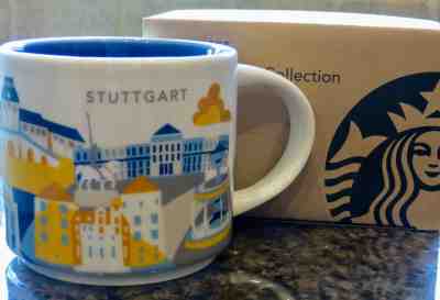 NWT Starbucks STUTTGART Germany You Are Here YAH Collector Series Mug with SKU - Sold on eBay Jun, 27th 2019 for $34.99