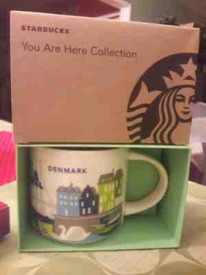 NIB With SKU STARBUCKS DENMARK  You Are Here (YAH)  14 Oz Mug. Rare - Sold on eBay Jun, 27th 2019 for $48.00