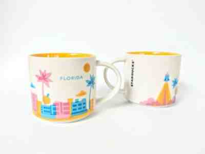 Starbucks Florida You Are Here Coffee Mugs- Set of 2 - Sold on eBay Jun, 27th 2019 for $20.00