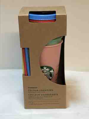 NEW 2019 Starbucks Color Changing Cold Cups COMPLETE UNOPENED SET of 5 - Sold on eBay Jun, 27th 2019 for $78.00