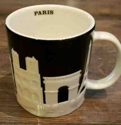 Starbucks 2011 Black White Paris Relief 16 ounce Mug - Sold on eBay Jun, 27th 2019 for $39.99