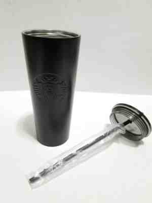  Starbucks Matte Black Stainless Steel Tumbler 24 fl oz 2018 Cold Cup New - Sold on eBay Jun, 27th 2019 for $41.99