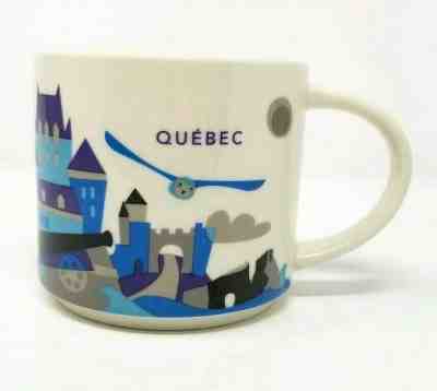 Starbucks Coffee Mug Quebec You Are Here YAH 14 oz 2017 canada Cup 2015 - Sold on eBay Jun, 26th 2019 for $26.39