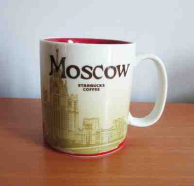 Starbucks Coffee Moscow City Mug 2012 Global Icon Collector Series Large 16 oz  - Sold on eBay Jun, 26th 2019 for $34.95