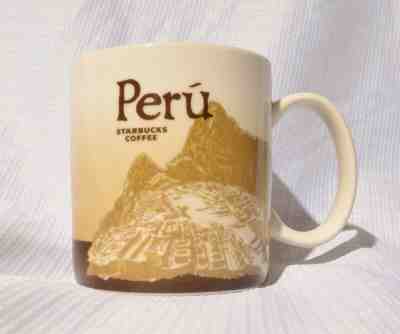 Starbucks Peru Global Icon Collector Series Mug Cup 2017 16 Fl Oz Coffee - Sold on eBay Jun, 26th 2019 for $44.99