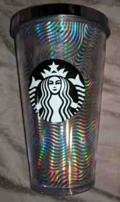 Starbucks Iridescent Wavy Lines, Grande, Cold Cup. Free shipping!! - Sold on eBay Jun, 26th 2019 for $21.99