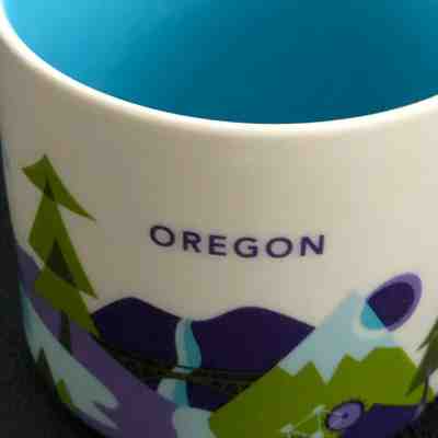Starbucks Oregon You Are Here Collection Series Coffee mug cup 14 oz 2016 - Sold on eBay Jun, 26th 2019 for $16.00