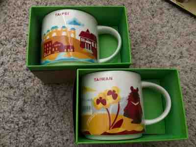 Starbucks You Are Here Collection Taiwan & Taipei Coffee Mugs  - Sold on eBay Jun, 26th 2019 for $70.00