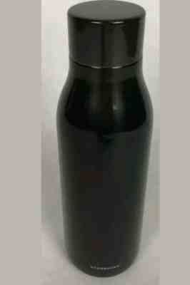 Starbucks Stainless Steel Water Bottle Shiny Black Twist Cap 20oz New - Sold on eBay Jun, 26th 2019 for $25.00