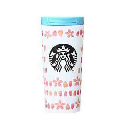  Starbucks Japan SAKURA 2018 Looking Forward Stainless Steel Tumbler Petal 355ml - Sold on eBay Jun, 26th 2019 for $48.35