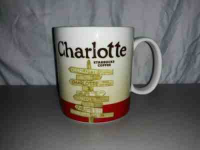 Starbucks Global Icon Series Charlotte City Coffee Mug 2012 Red You Are Here - Sold on eBay Jun, 26th 2019 for $15.00