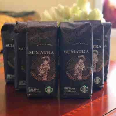 12X New Starbucks SUMATRA Whole Bean Dark Roast Arabica Coffee 1lb Bags - Sold on eBay Jun, 26th 2019 for $110.00
