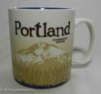 Starbucks Coffee Mug Portland Mount Hood Collector Series 2012 16oz  - Sold on eBay Jun, 26th 2019 for $19.99