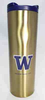 Starbucks Coffee UW 'W Grande Husky Fan 16oz Stainless Travel Tumbler 2015 - Sold on eBay Jun, 26th 2019 for $25.95