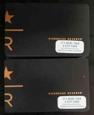 NEW Twenty-five (25) Starbucks Reserve coffee gift card lot pin intact - Sold on eBay Jun, 26th 2019 for $31.95