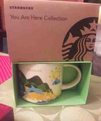 NIB With SKU STARBUCKS  DURBAN, SOUTH AFRICA You Are Here (YAH)  14 Oz Mug. Rare