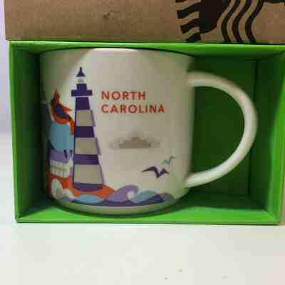 Starbucks You Are Here YAH Collection Mug North Carolina BRAND NEW 14 oz  - Sold on eBay Jun, 26th 2019 for $15.00