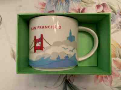 Starbucks San Francisco you Are Here Coffee Mug Cup 14 Oz Collection 2015 - Sold on eBay Jun, 26th 2019 for $20.00