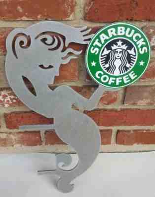 Vintage Starbucks Coffee Sign Metal Store Display Logo Advertising - Rare! - Sold on eBay Jun, 26th 2019 for $129.00