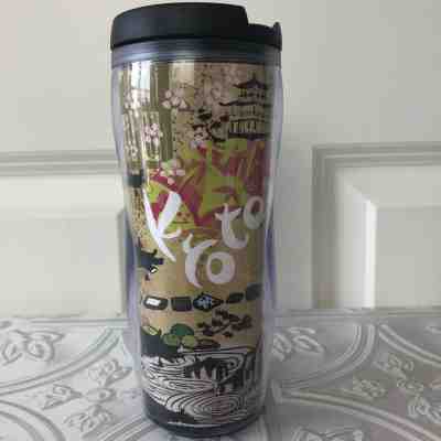 2007 Starbucks Kyoto Japan Golden Tumbler Limited Edition Coffee Mug Cup Travel - Sold on eBay Jun, 26th 2019 for $29.90