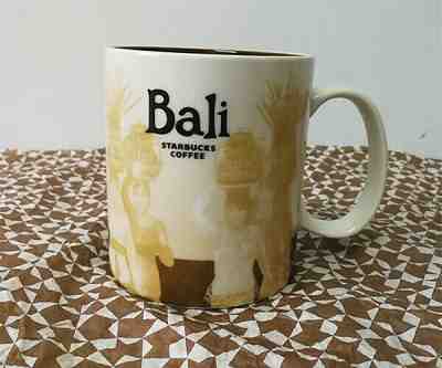16 oz Starbucks Mug Cup Bali City Collector Series Mug - Sold on eBay Jun, 26th 2019 for $29.99