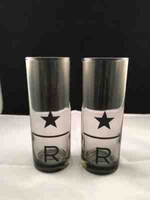 Starbucks Reserve Roastery & Tasting Room Seattle R Logo Glasses Cup Set of 2 - Sold on eBay Jun, 26th 2019 for $37.00