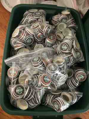 Several hundred Starbucks metal bottle caps, arts and crafts, clean - Sold on eBay Jun, 26th 2019 for $52.00