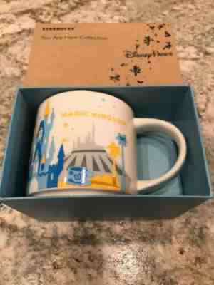 Starbucks Magic Kingdom Mug First Edition Version 1 Retired Disney Parks 14oz - Sold on eBay Jun, 26th 2019 for $59.99