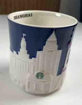Starbucks City Mug Collection China Shanghai City Relief Skyline 2012 16 Ounce - Sold on eBay Jun, 26th 2019 for $38.00