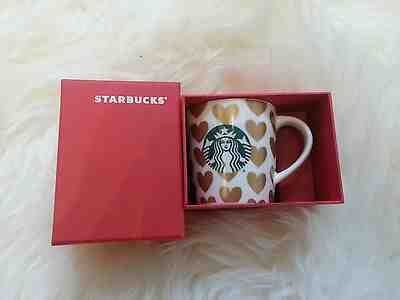 2015 Starbucks Golden Hearts 3 oz Demi-Espresso Cup / Christmas Ornament - NEW - Sold on eBay Jun, 25th 2019 for $20.50