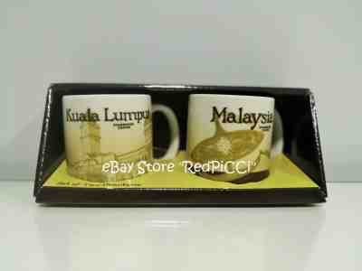 Starbucks MALAYSIA KUALA LUMPUR Demitasse Mini Mug - Set of 2 - Sold on eBay Jun, 25th 2019 for $26.90