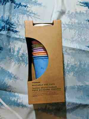 Starbucks Reusable Hot Cup Collection Pack Of 6 W/Lids 16 oz Summer 2019 - Sold on eBay Jun, 25th 2019 for $23.99
