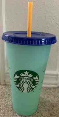 NEW RARE Starbucks Color Changing Reusable Cold Cup- Arctic - Sold on eBay Jun, 25th 2019 for $22.50