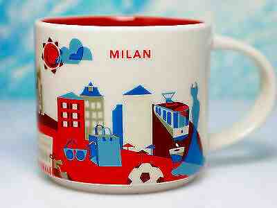 Starbucks MILAN ITALY YAH Mug You Are Here Collector Series 14 oz Free tracking - Sold on eBay Jun, 25th 2019 for $37.79
