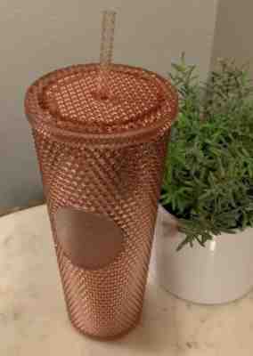 Starbucks Rose Gold Sparkling Iridescent Bling Venti cold cup Summer 2019 - Sold on eBay Jun, 25th 2019 for $26.00