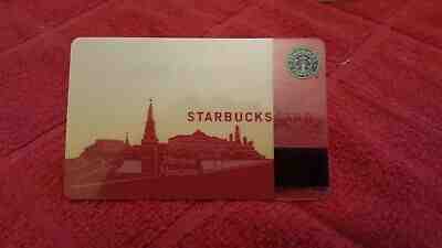 RARELY SEEN!! Starbucks RUSSIA 2011 Kremlin Moscow Gift Card US Seller NR MINT! - Sold on eBay Jun, 25th 2019 for $73.88